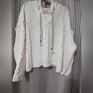 POL Multicolor Women's Sweater Hoodie. NWOT